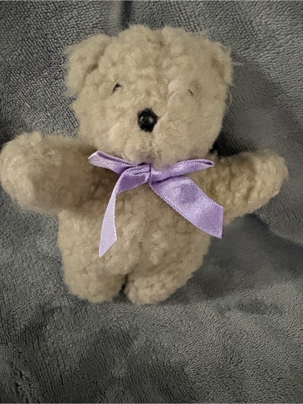 North American Bear Company Oatmeal Jr Teddy Plush Squeak Toy 1988 Vintage